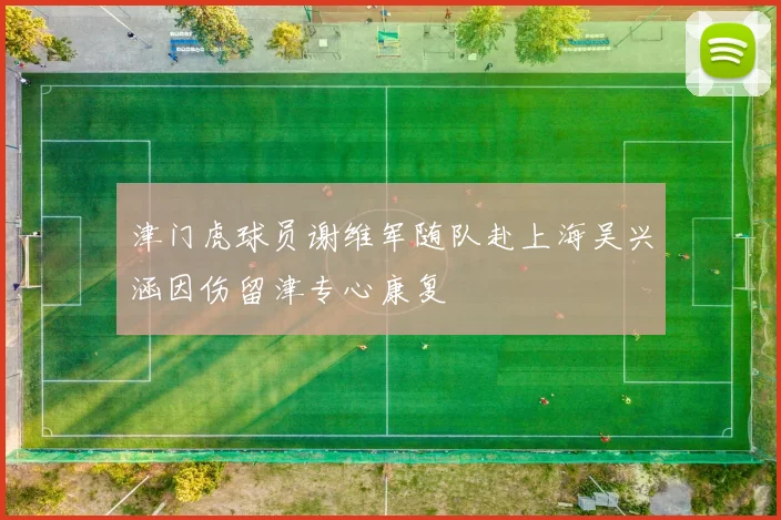 津门虎球员谢维军随队赴上海吴兴涵因伤留津专心康复